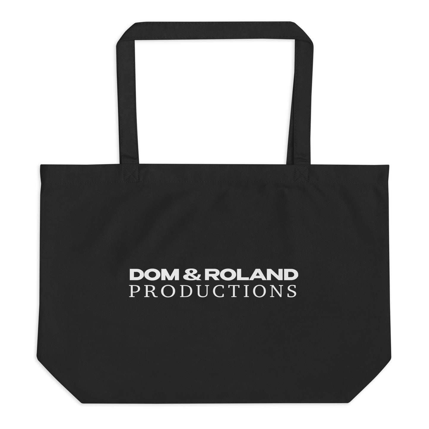 Dom and Roland Productions (White Logo v1) organic tote bag