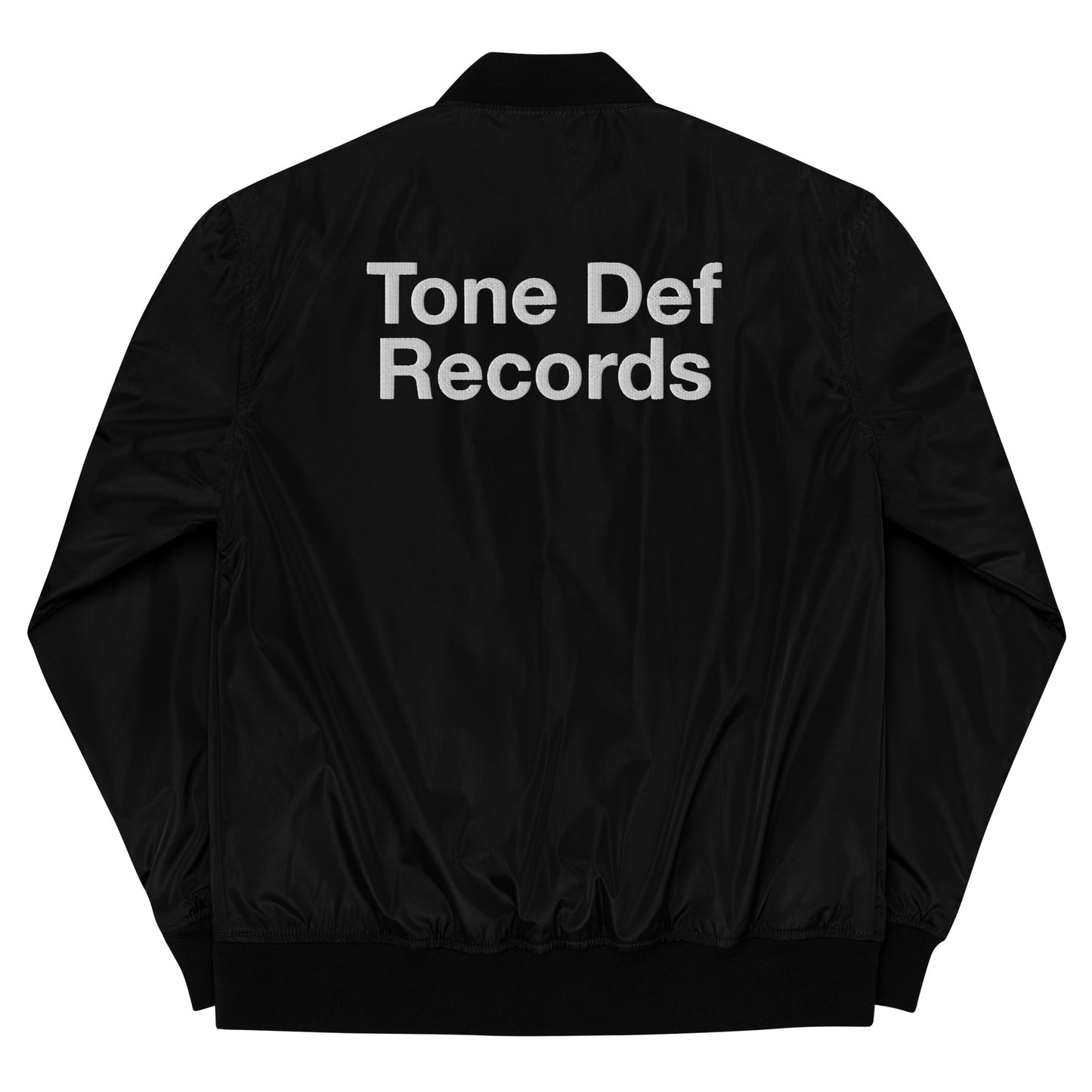 Tone Def Records x O/S (v2) Premium recycled bomber jacket