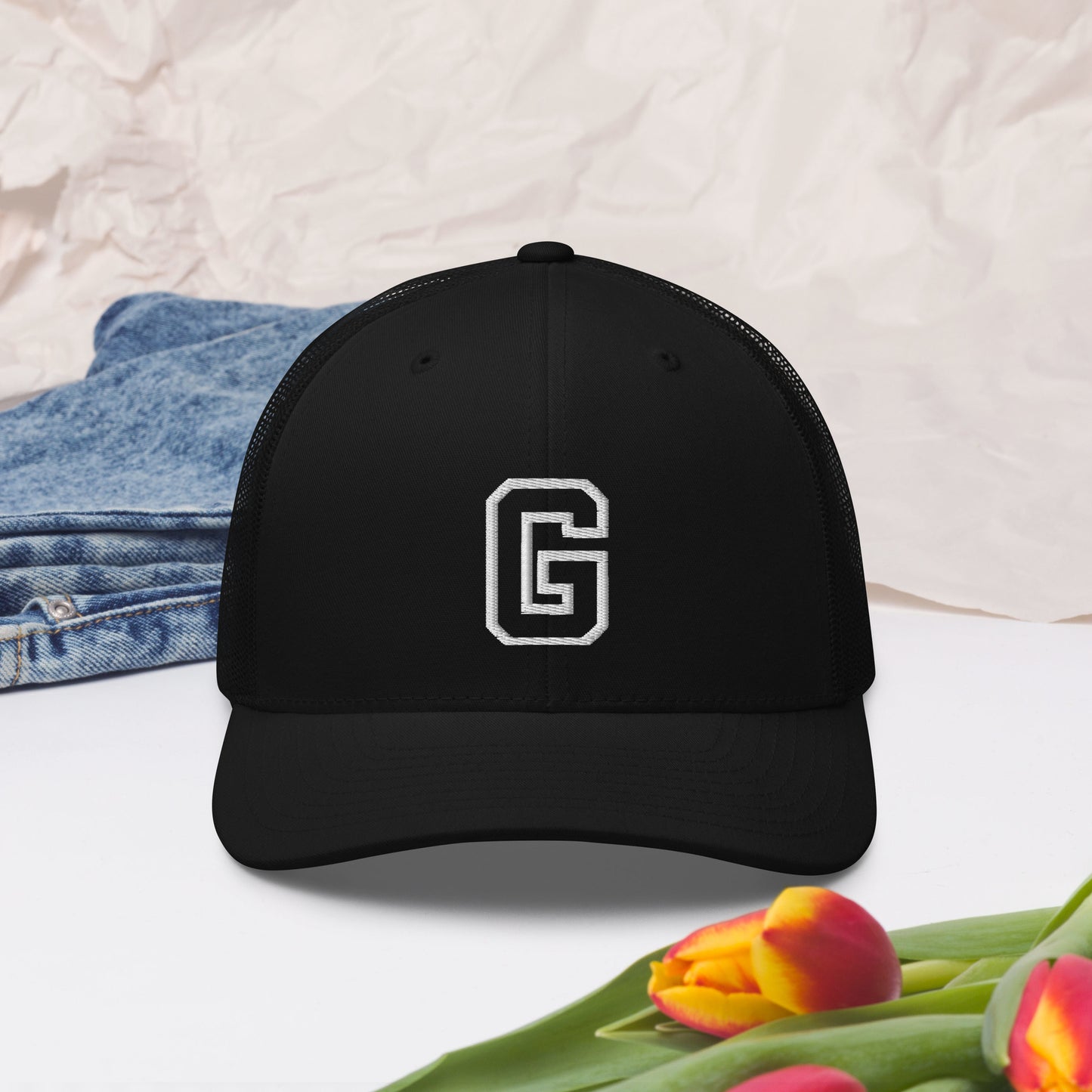 G (v1) Trucker Cap (White Text)