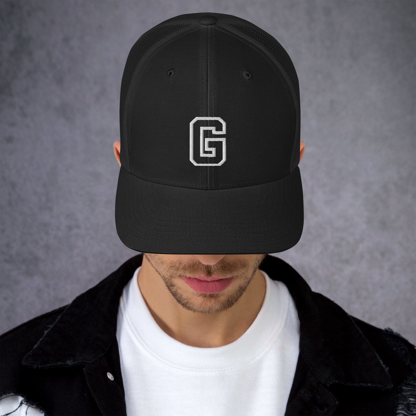 G (v1) Trucker Cap (White Text)