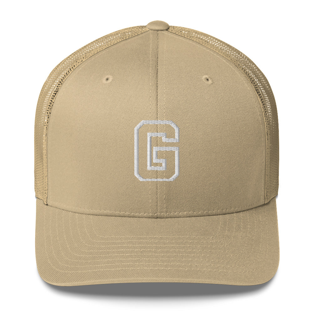 G (v1) Trucker Cap (White Text)