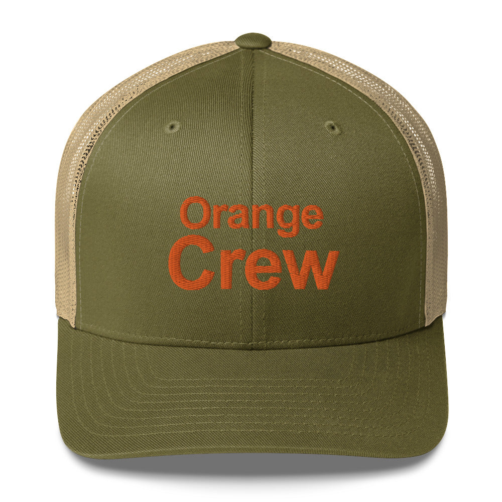 Orange Crew Trucker Cap