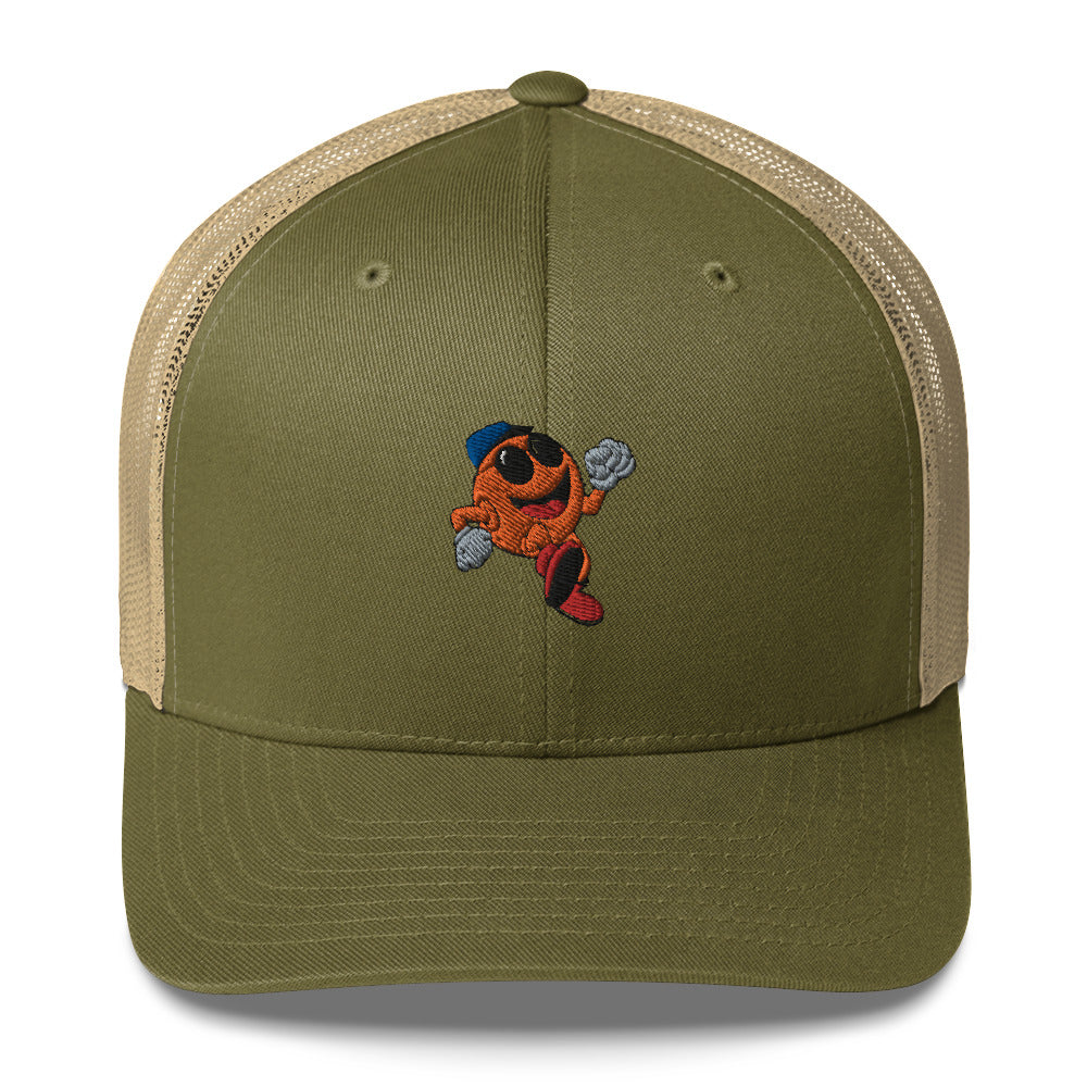 Orange Trucker Cap