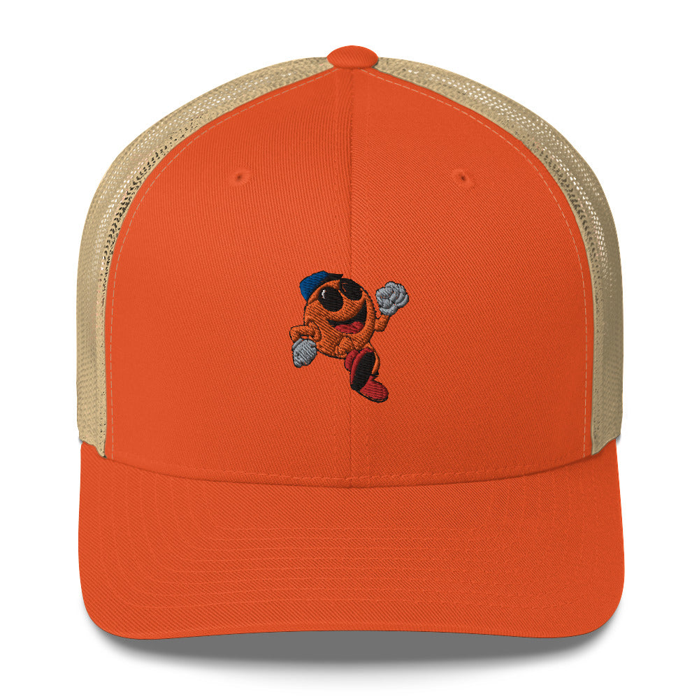 Orange Trucker Cap
