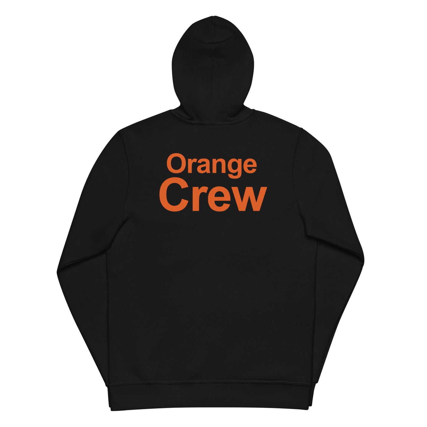 Orange Crew Unisex zip hoodie