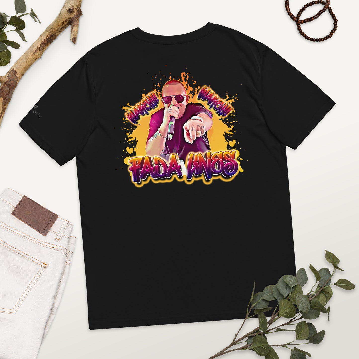 Fada Lines (v1) Unisex organic cotton t-shirt