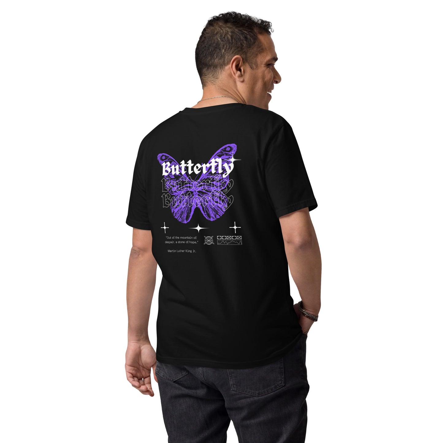 Butterfly (v1) Unisex organic cotton t-shirt