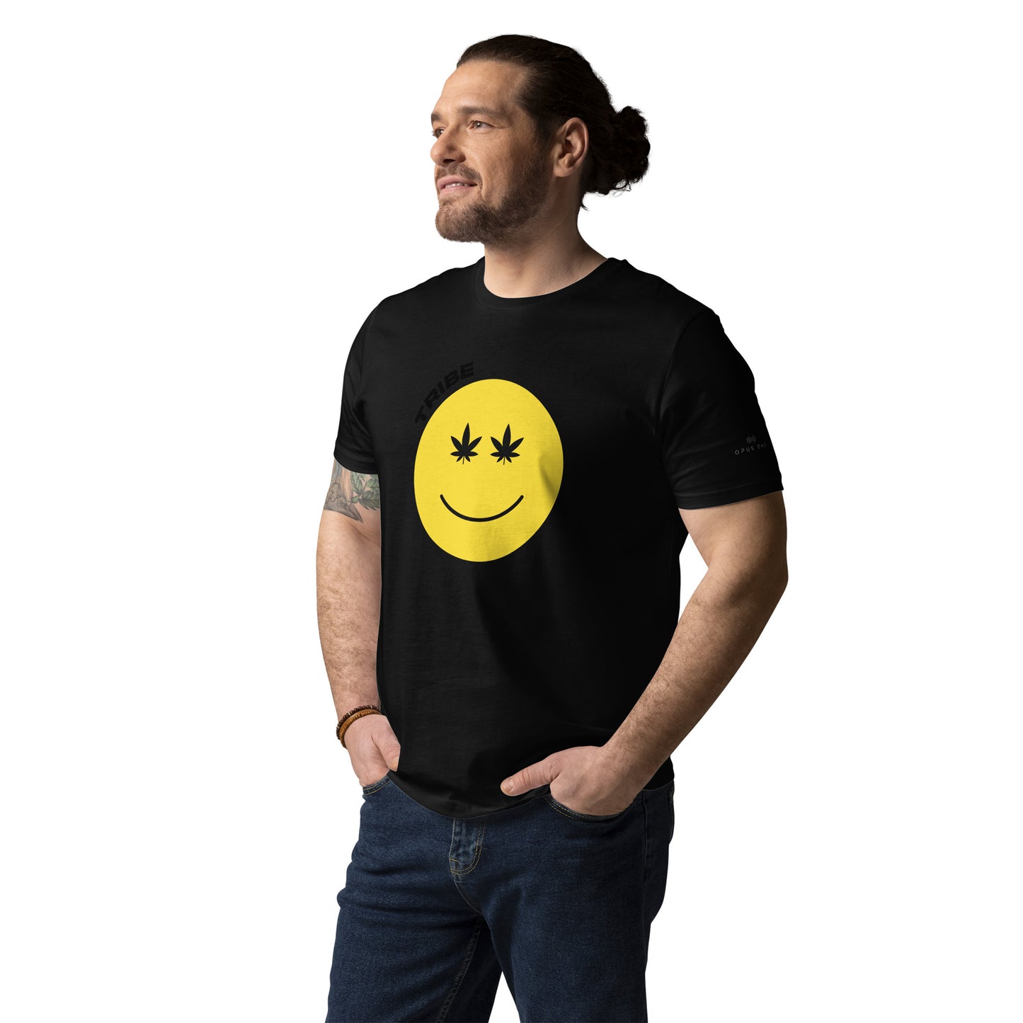 Smiley Tribe (v4) Unisex organic cotton t-shirt