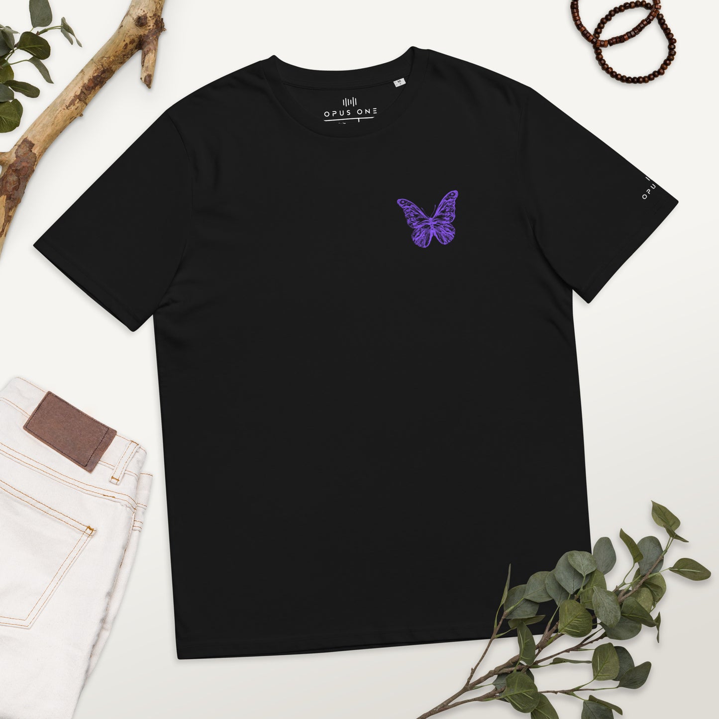Butterfly (v1) Unisex organic cotton t-shirt