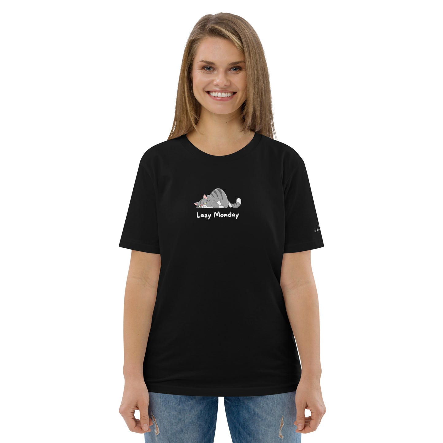 Lazy Monday (v1) Unisex organic cotton t-shirt