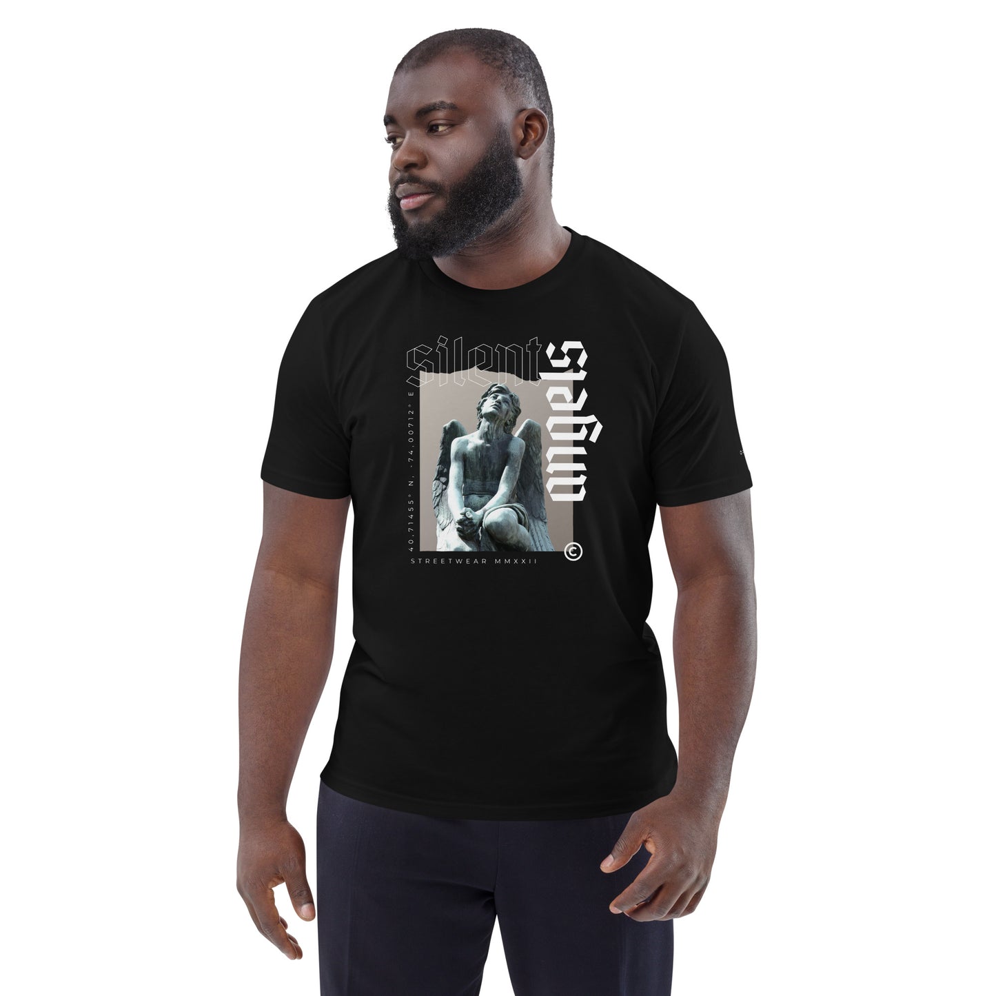 Silent Angels (v1) Unisex organic cotton t-shirt