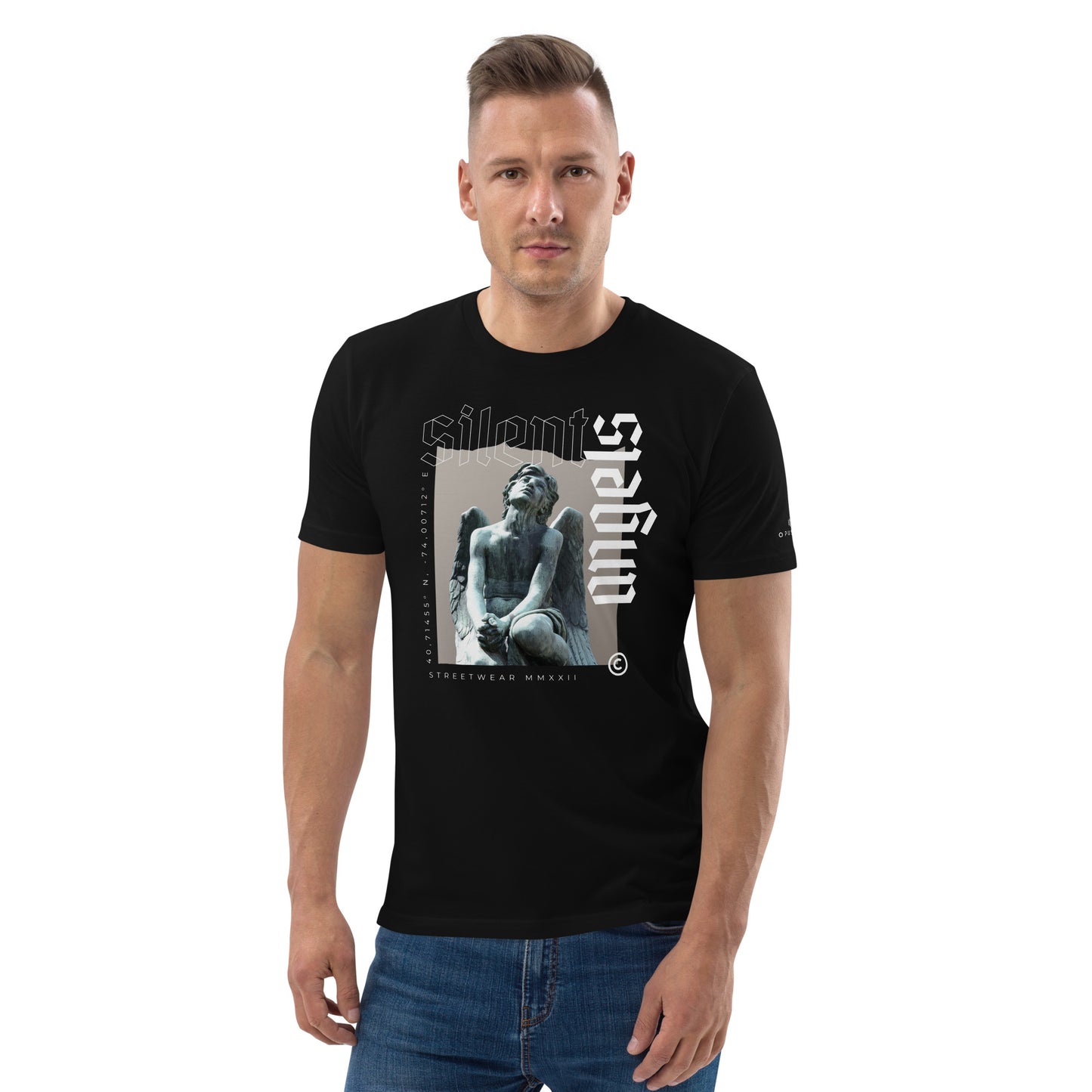 Silent Angels (v1) Unisex organic cotton t-shirt
