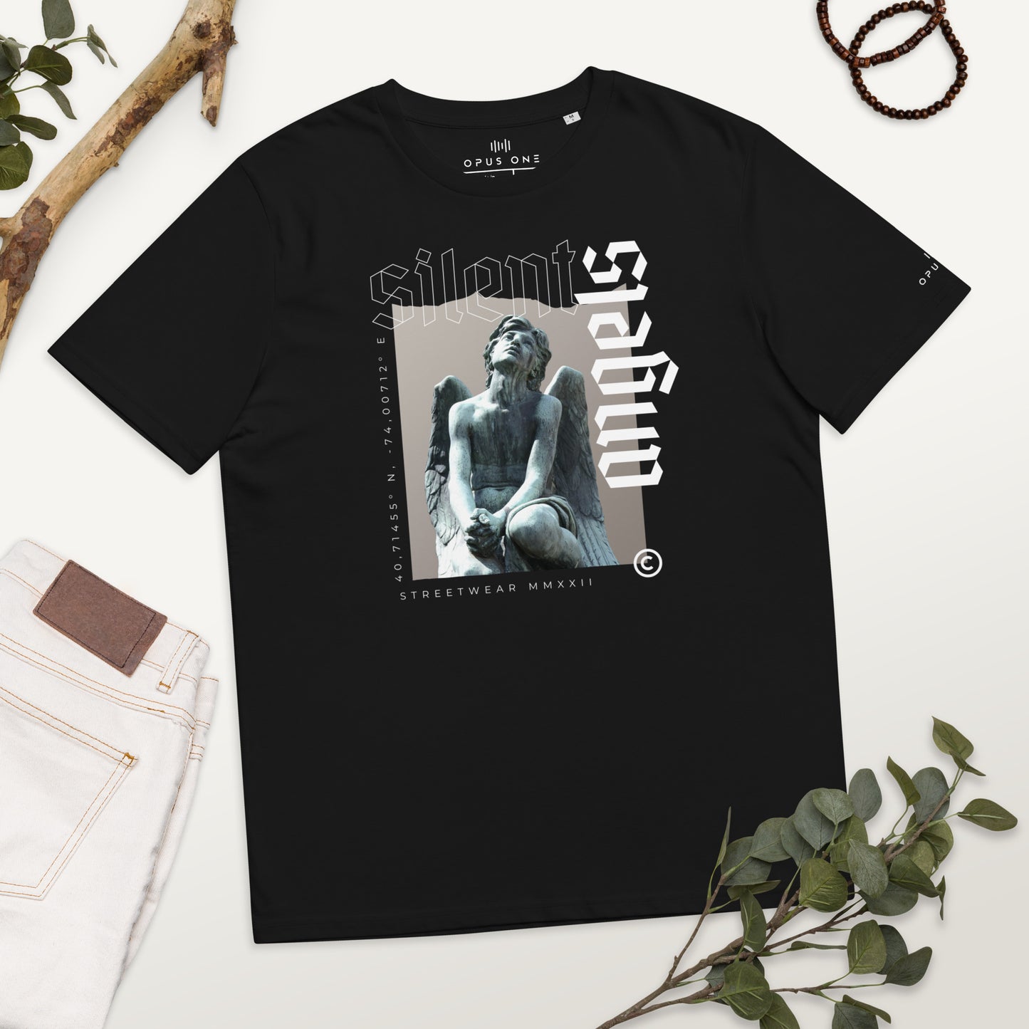 Silent Angels (v1) Unisex organic cotton t-shirt