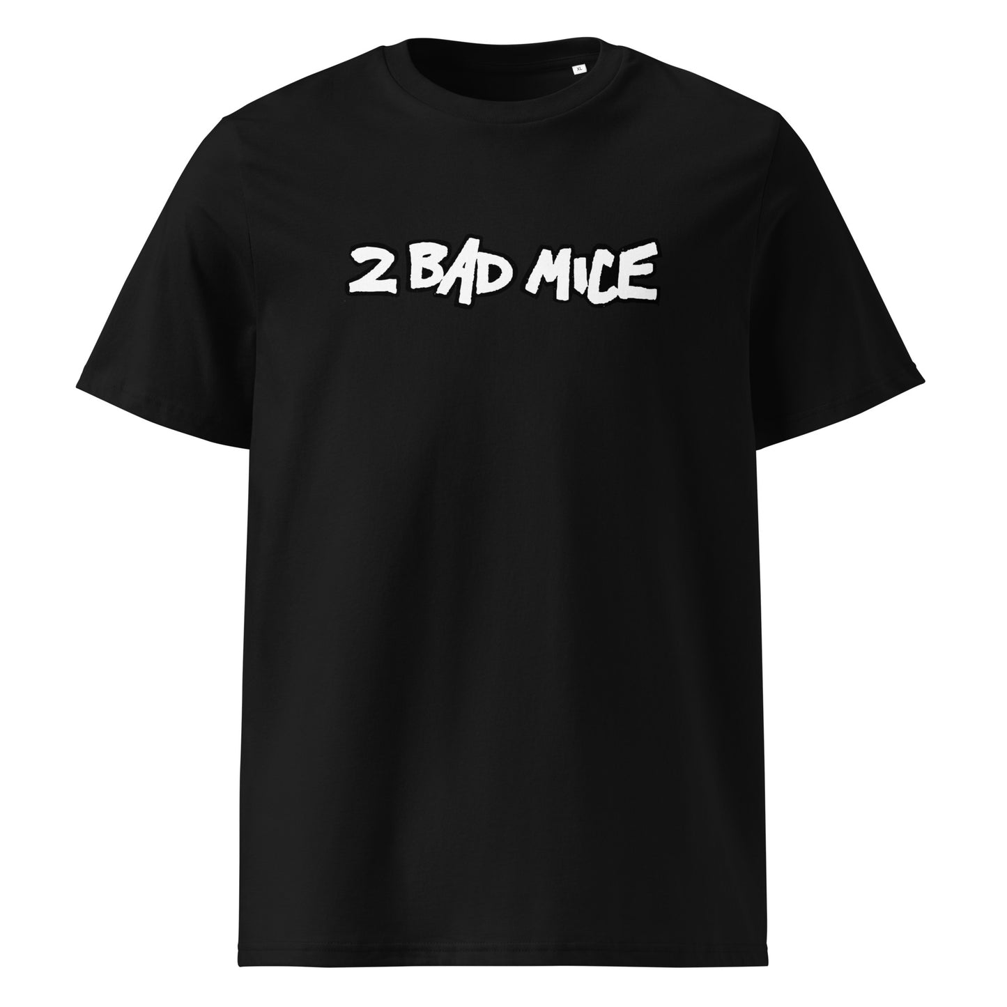 2 Bad Mice (New White Logo v1) Unisex organic cotton t-shirt