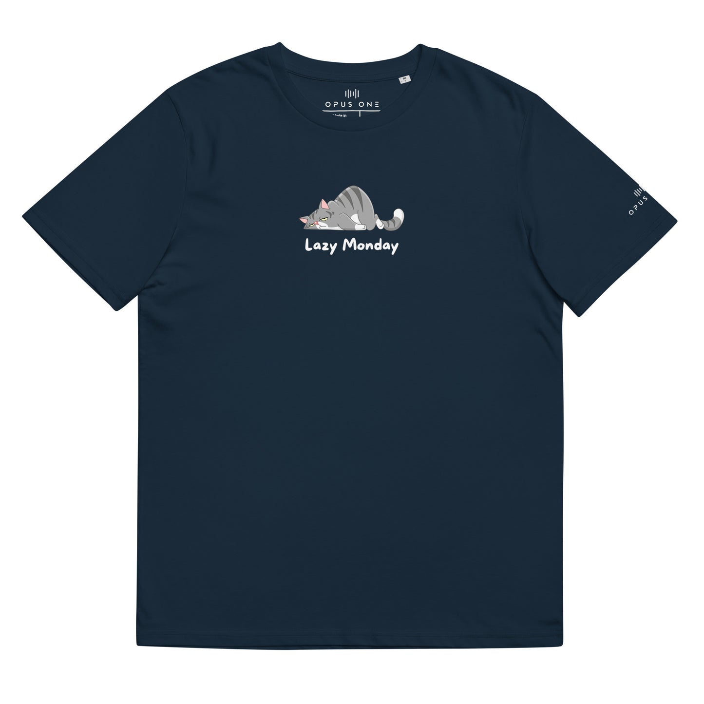 Lazy Monday (v1) Unisex organic cotton t-shirt