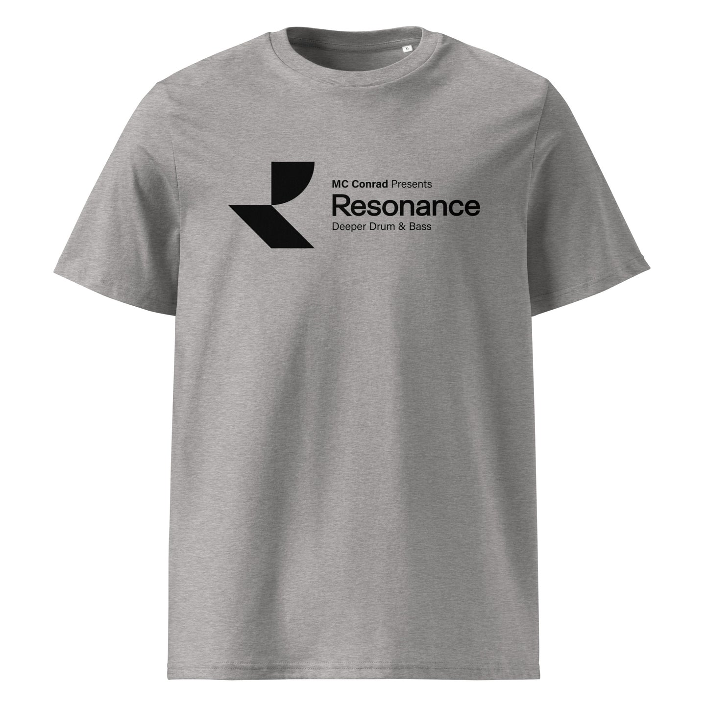 Resonance (v1) Unisex organic cotton t-shirt (Black Logo)