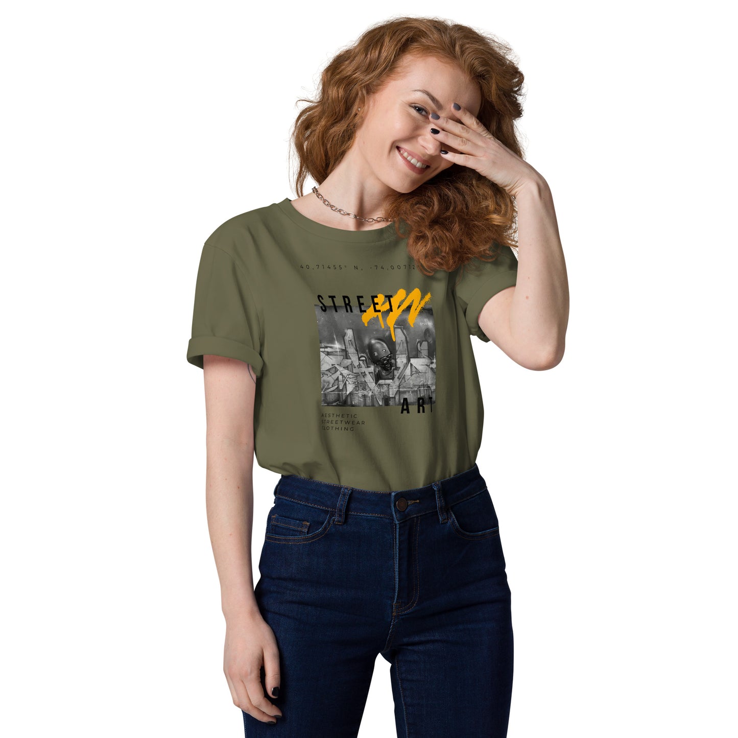 Street Art (v1) Unisex organic cotton t-shirt