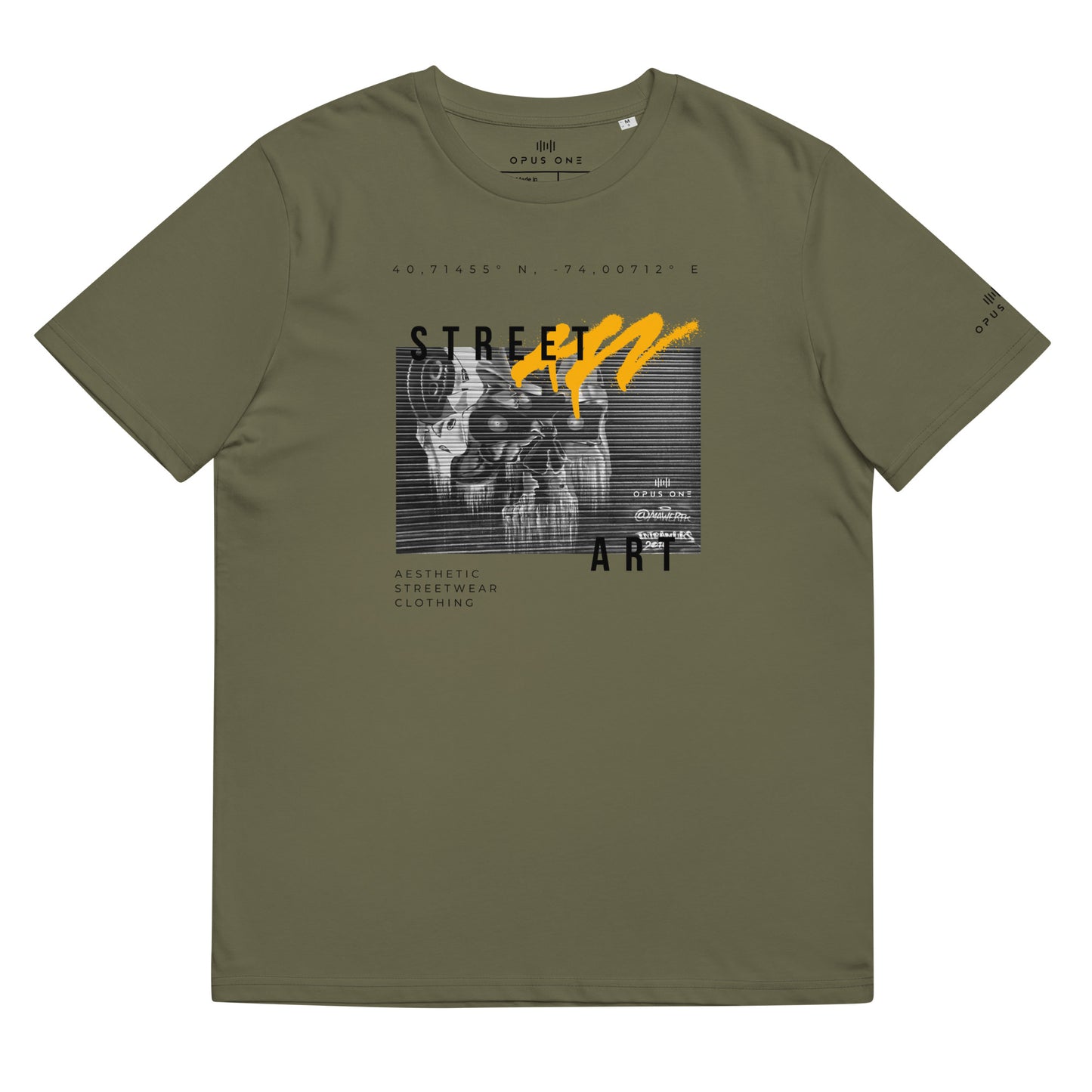 Street Art (v2) Unisex organic cotton t-shirt