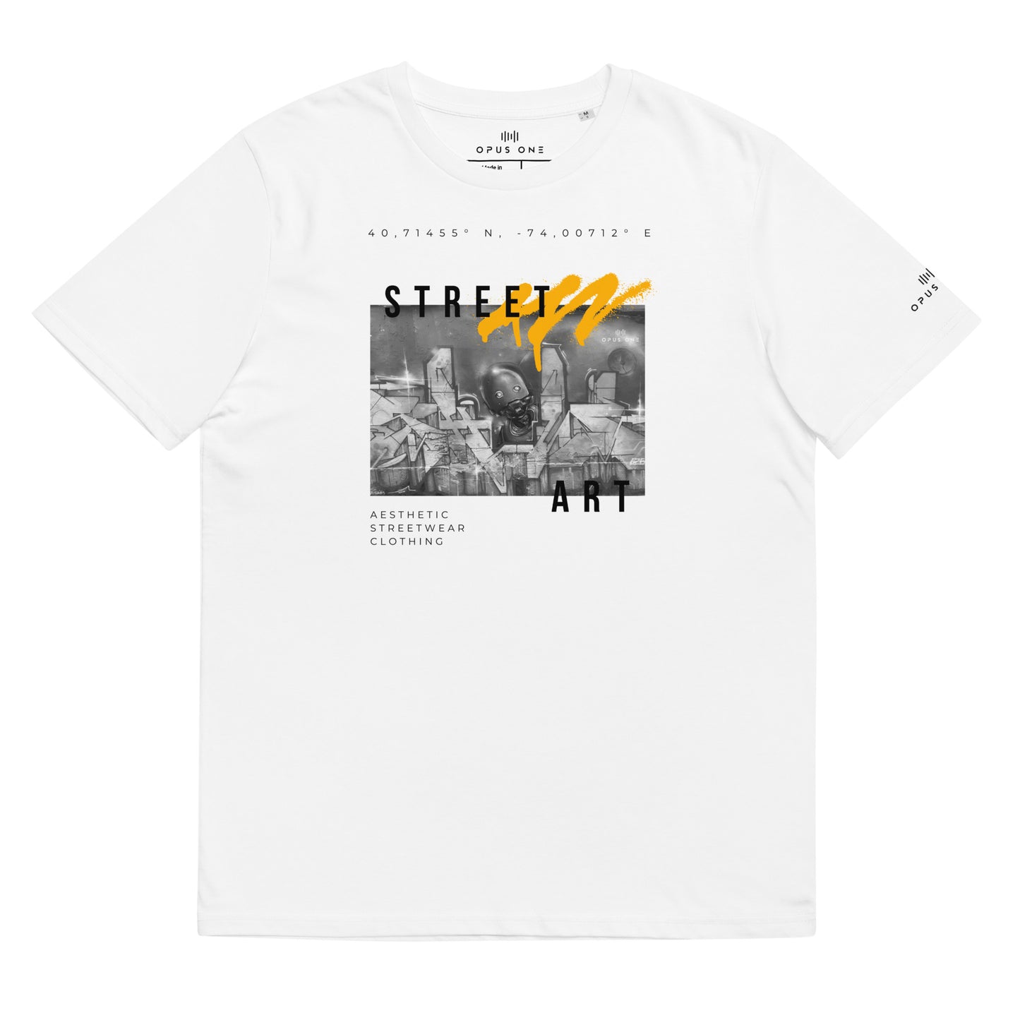 Street Art (v1) Unisex organic cotton t-shirt