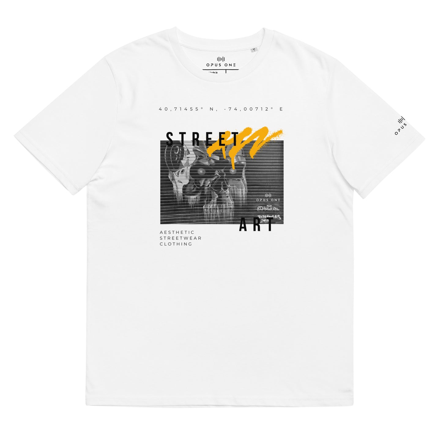 Street Art (v2) Unisex organic cotton t-shirt