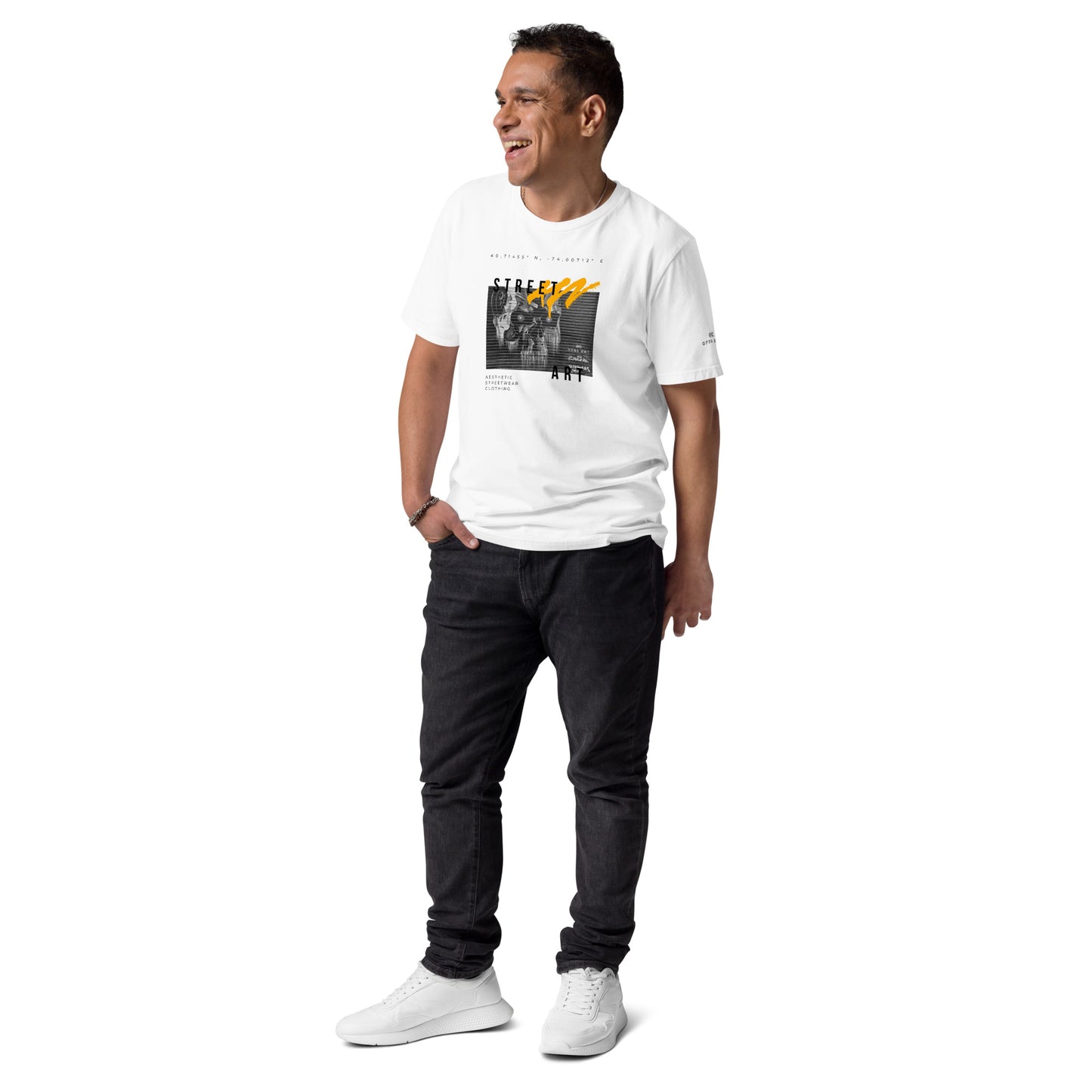 Street Art (v2) Unisex organic cotton t-shirt