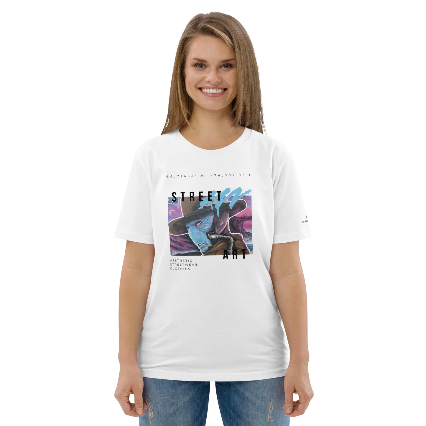 Street Art (Cad Bane) Unisex organic cotton t-shirt