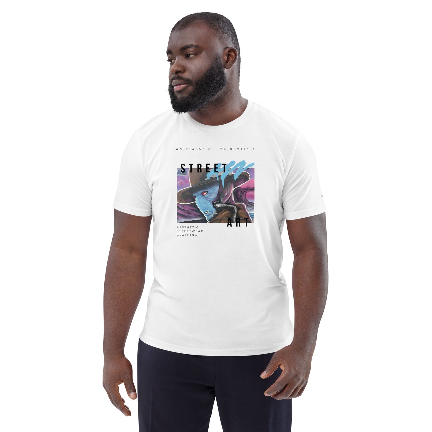 Street Art (Cad Bane) Unisex organic cotton t-shirt