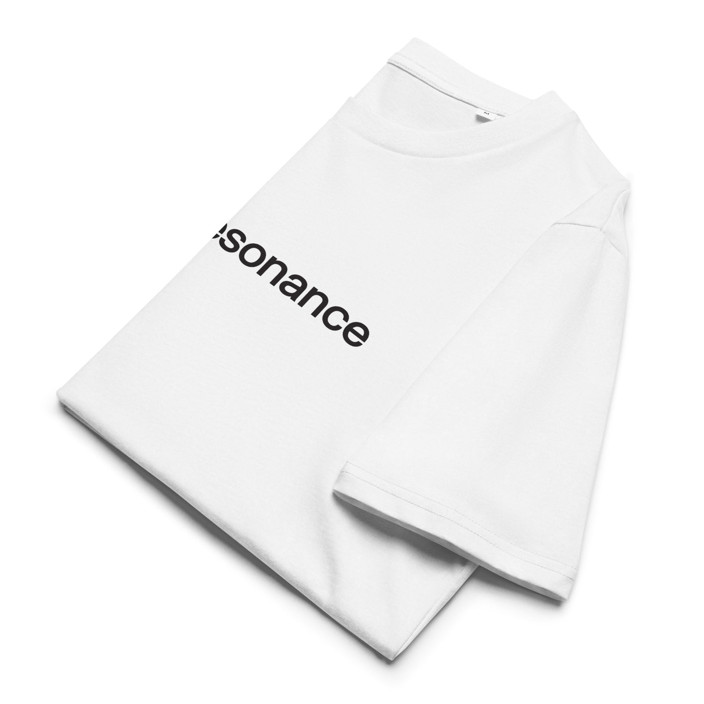 Resonance (v2) Unisex organic cotton t-shirt (WHITE)