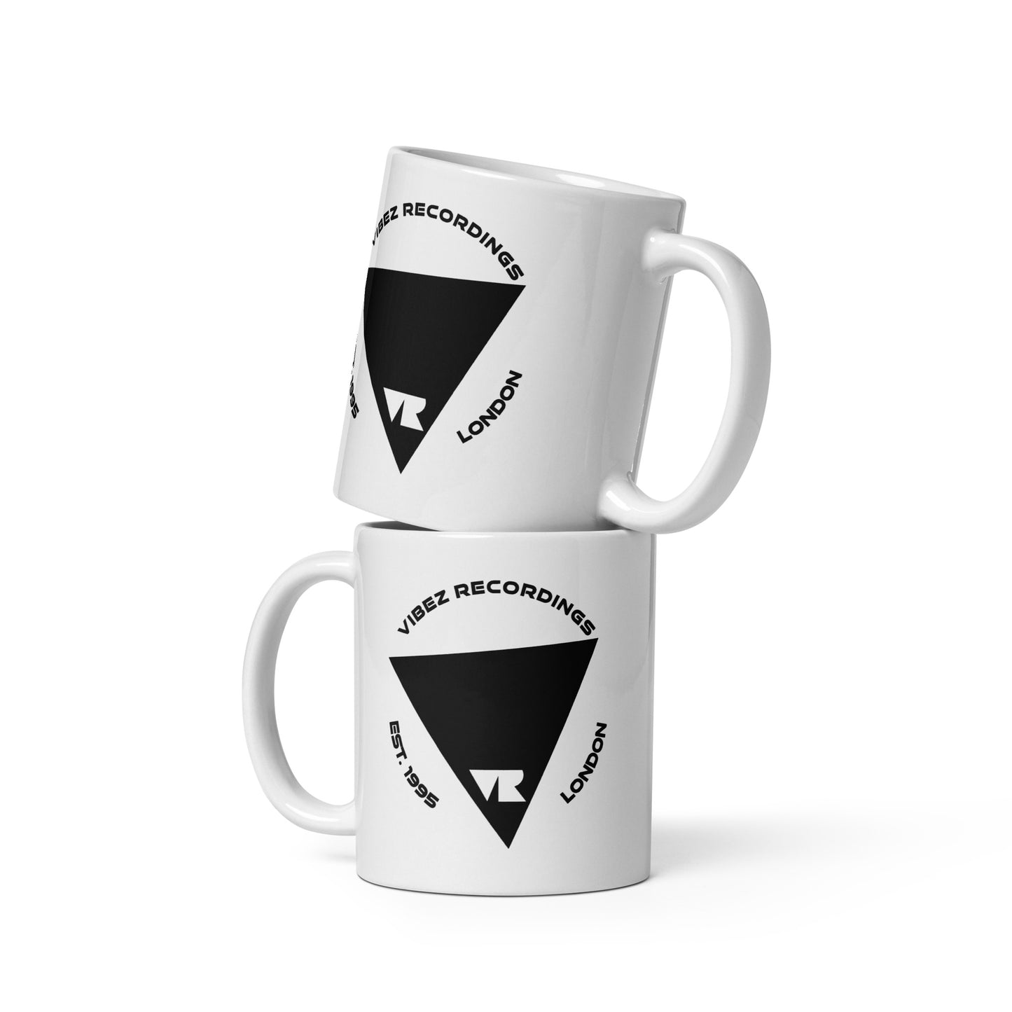 Vibez Recordings White glossy mug