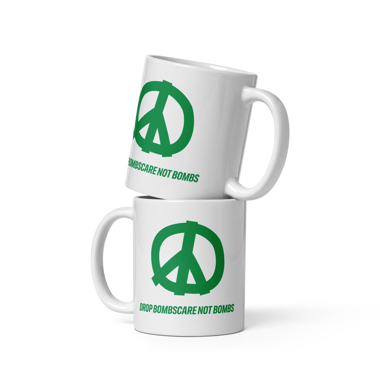2 Bad Mice (Bombscare) White glossy mug