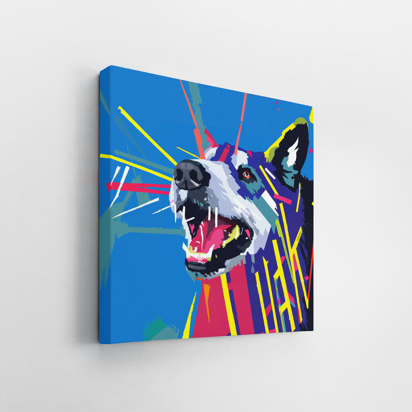 Angry K9 (v3) canvas
