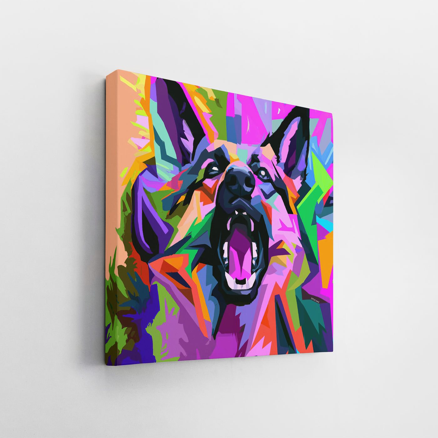 Angry K9 (v4) canvas