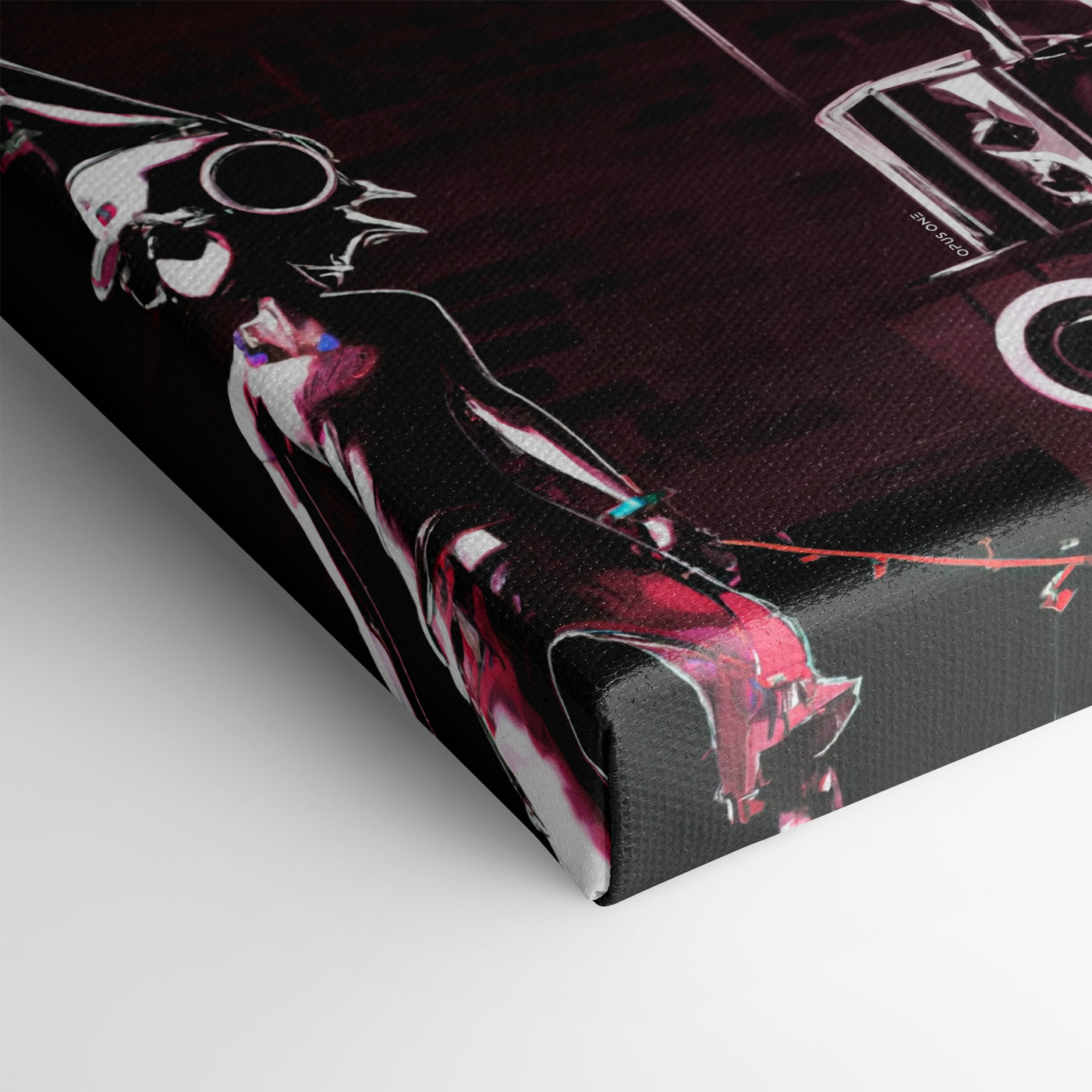 Girl on Speaker (v1) CANVAS