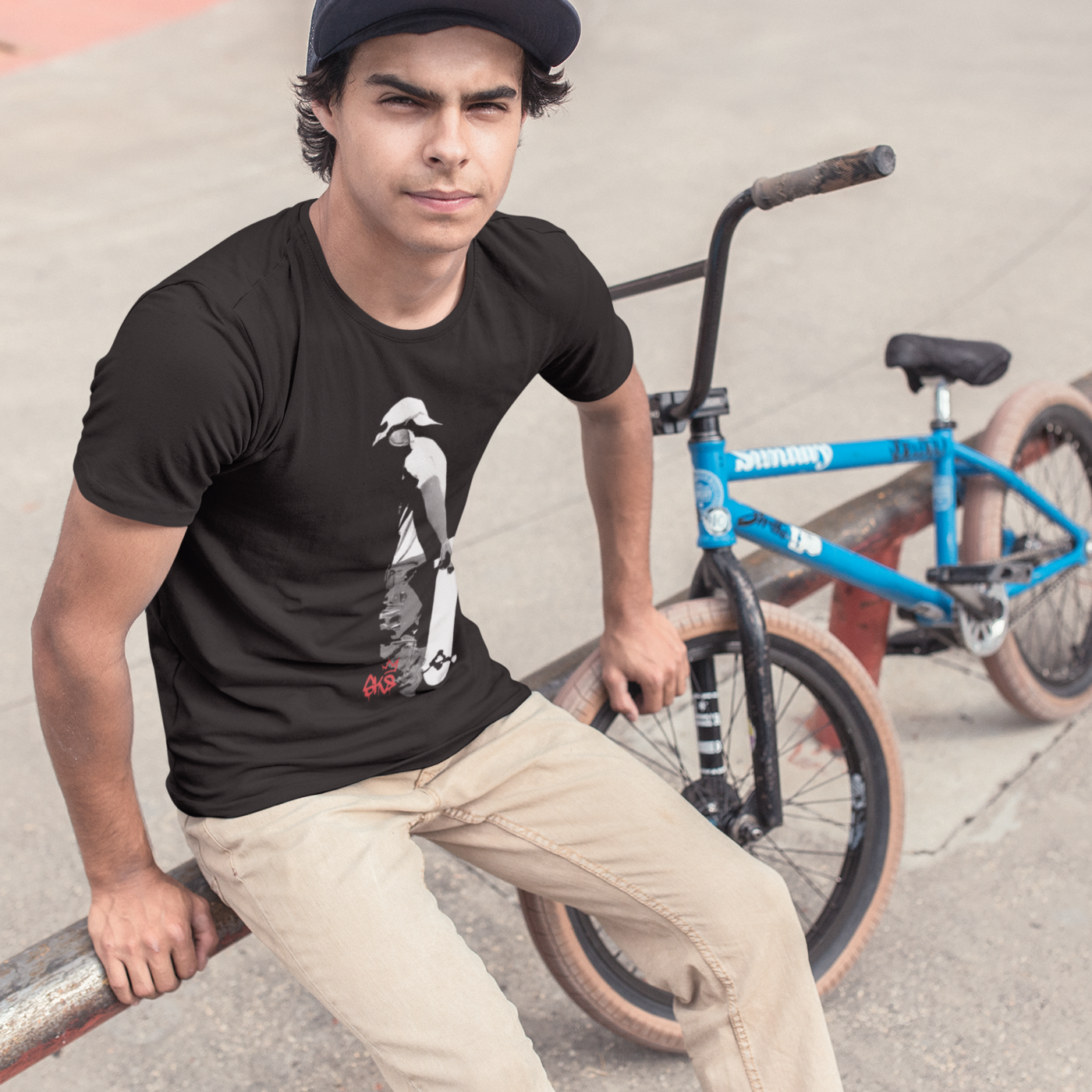SK8 (v5) Unisex organic cotton t-shirt