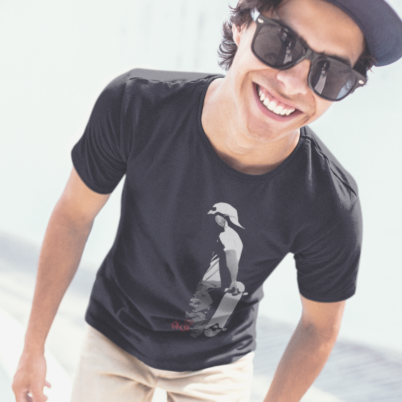 SK8 (v5) Unisex organic cotton t-shirt