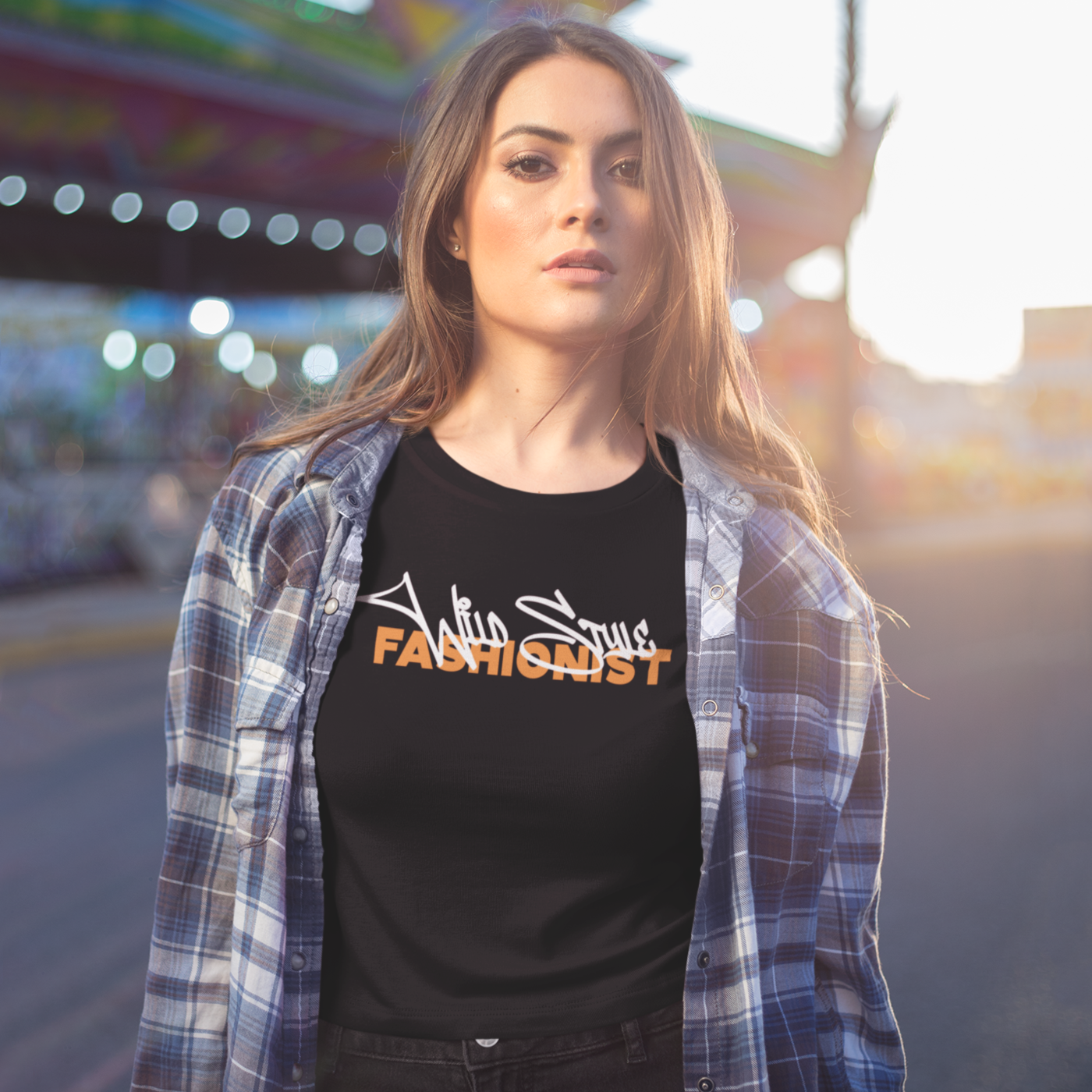 WSF (v2) Unisex organic cotton t-shirt (White Text)