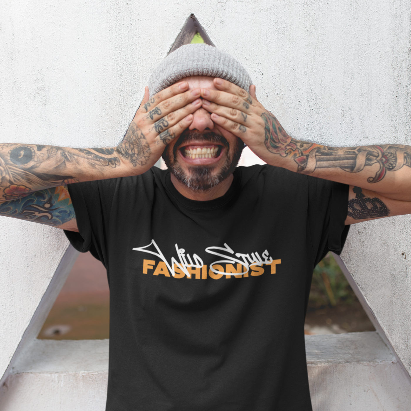 WSF (v2) Unisex organic cotton t-shirt (White Text)