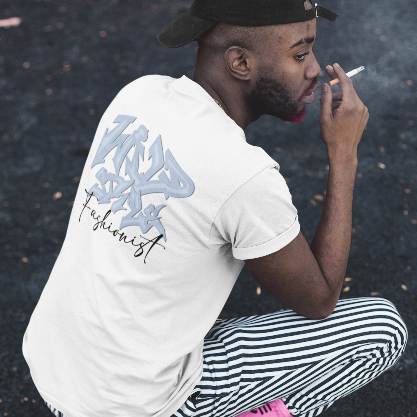 WSF (v3) Unisex organic cotton t-shirt (Black Text)