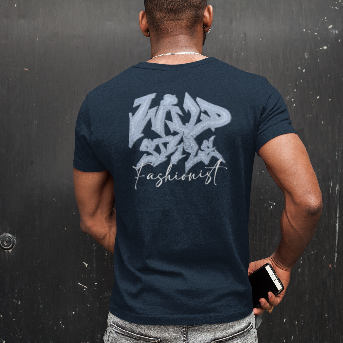 WSF (v3) Unisex organic cotton t-shirt (White Text)