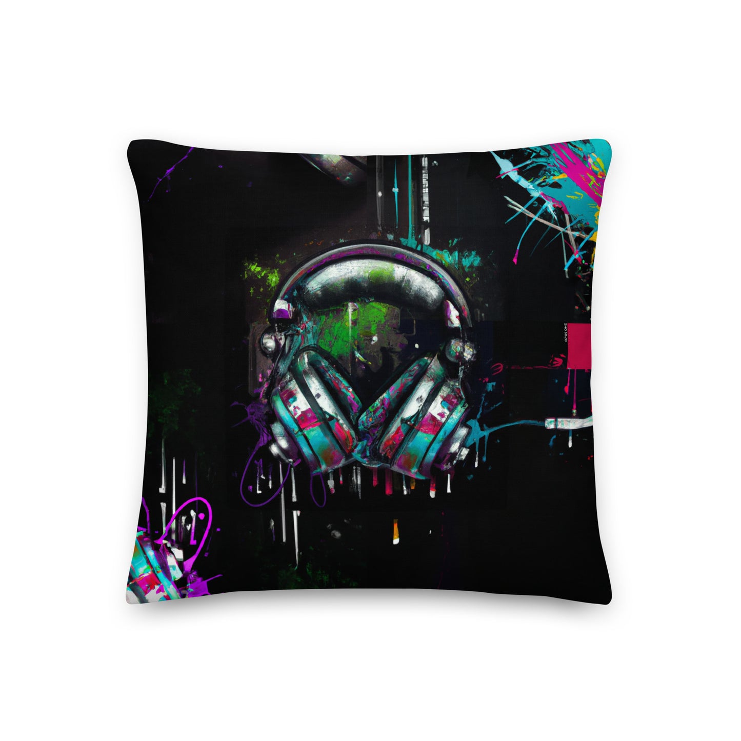 Headphones (v1) Premium Pillow