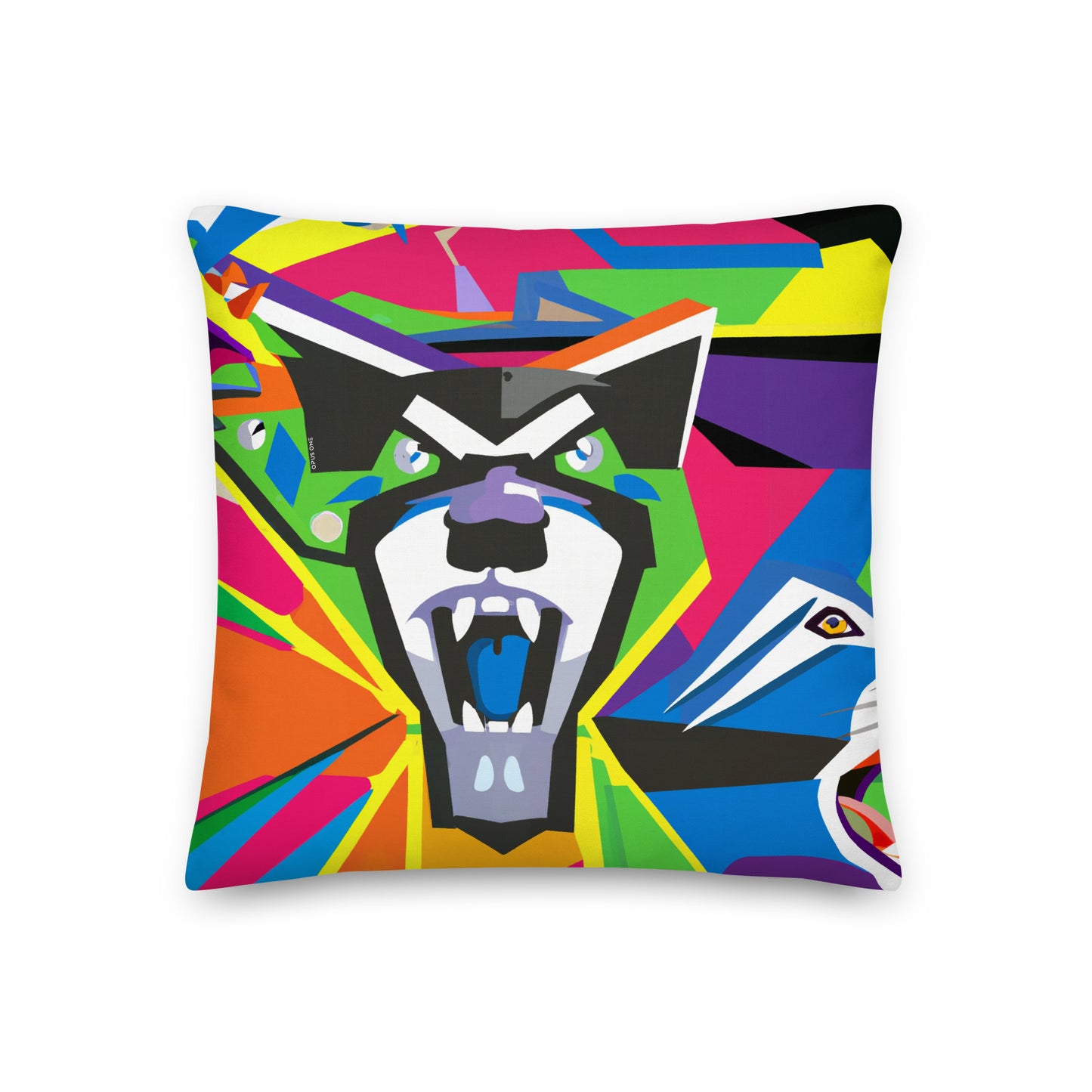 Angry Dog (v1) Premium Pillow