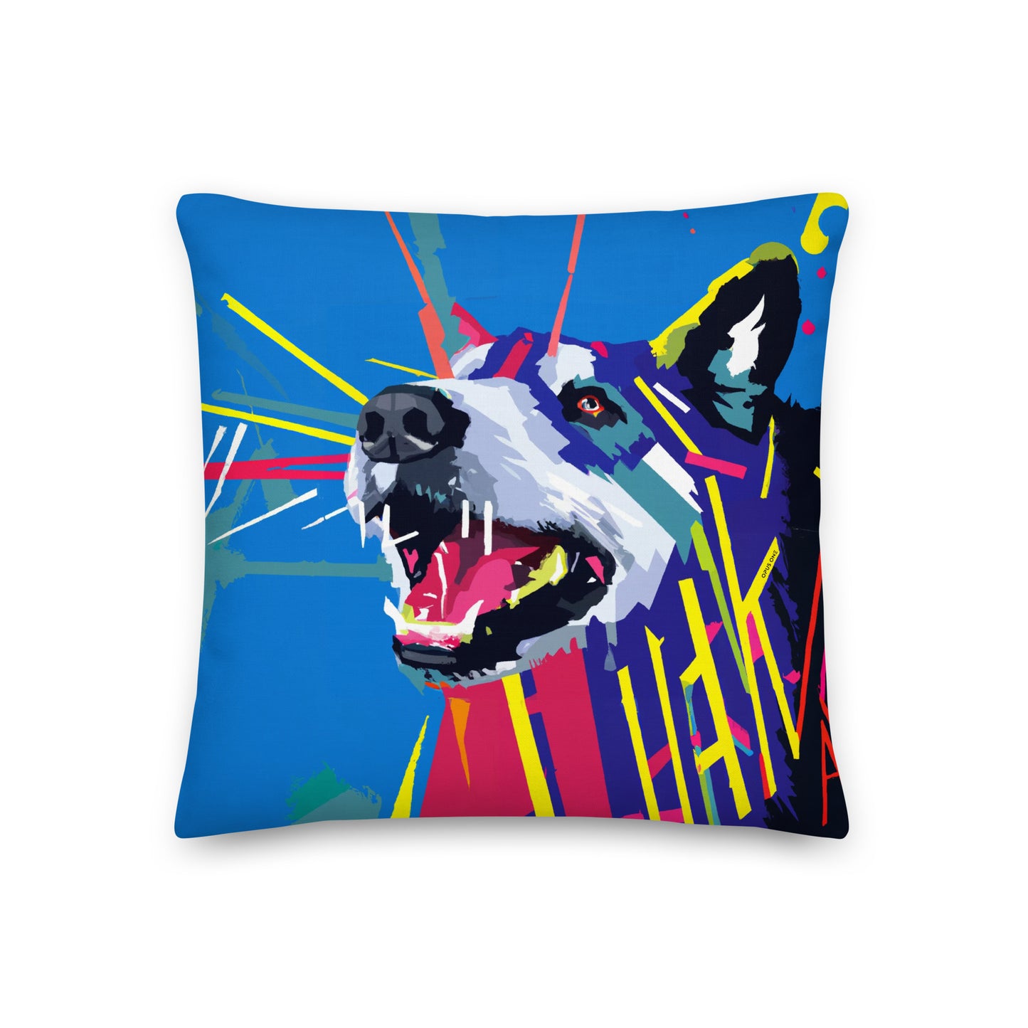 Angry Dog (v3) Premium Pillow