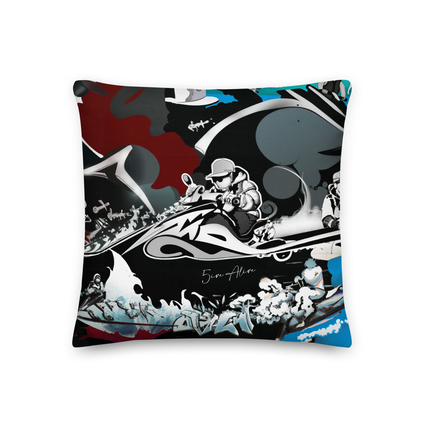 5ive Alive (Ltd Ed Jet Ski) Premium Pillow