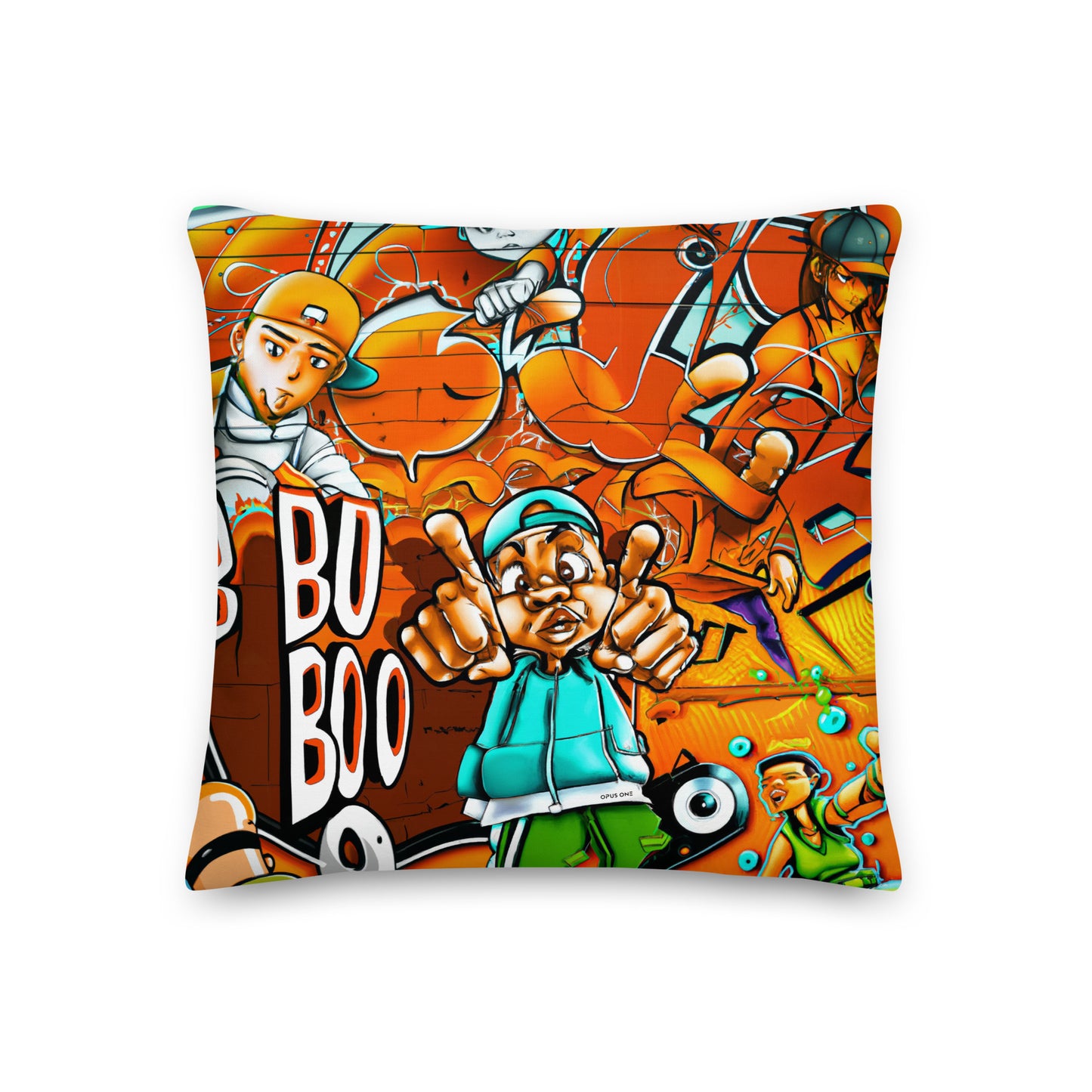 Graffiti on Acid (v5) Premium Pillow