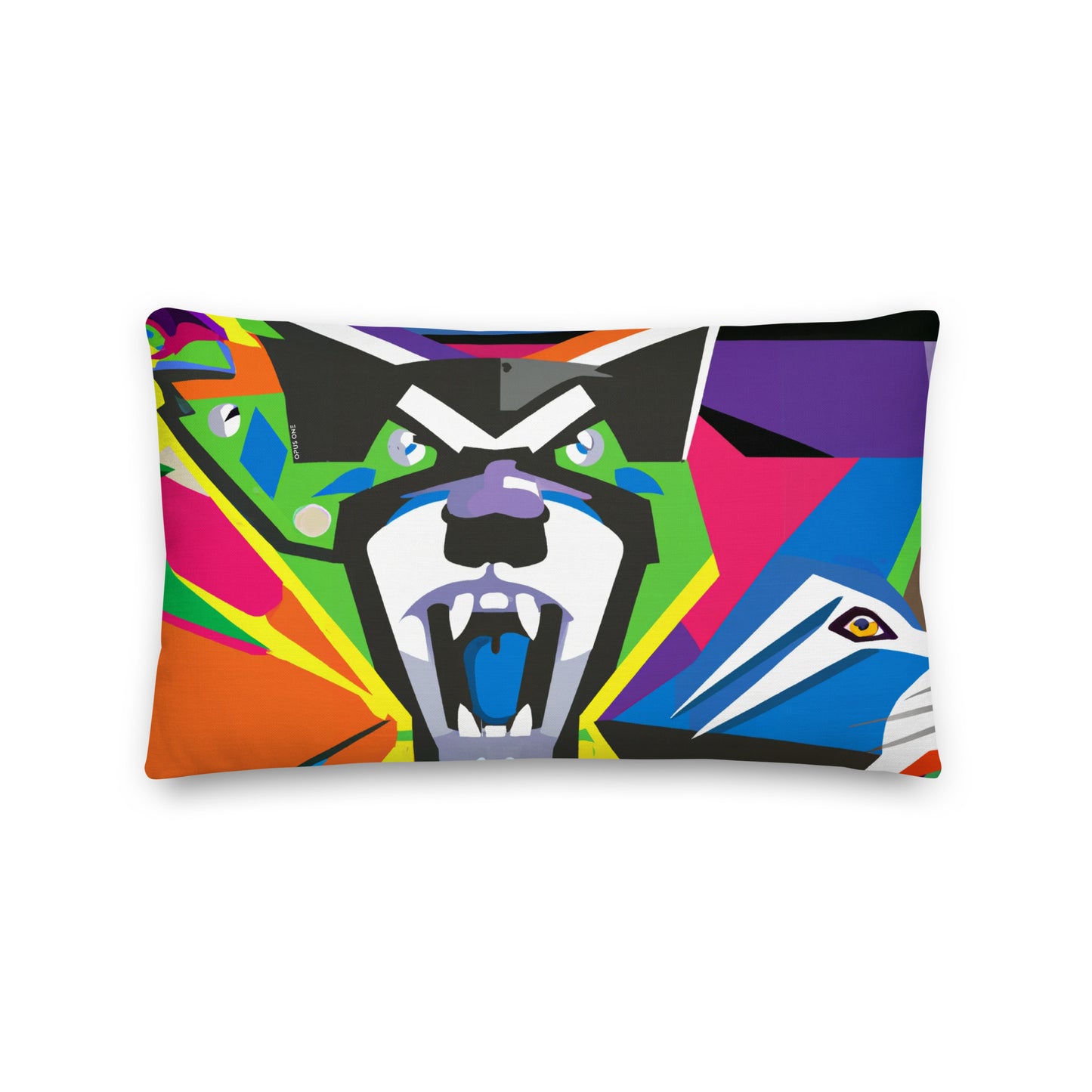 Angry Dog (v1) Premium Pillow