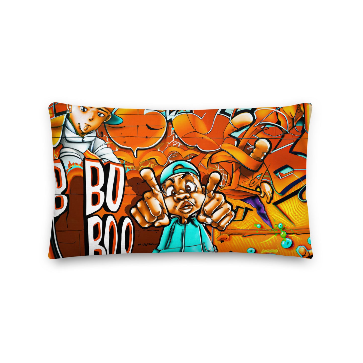 Graffiti on Acid (v5) Premium Pillow