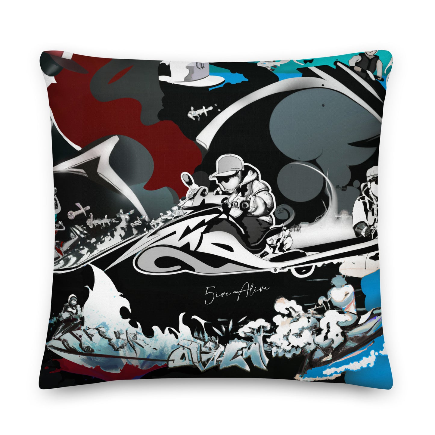 5ive Alive (Ltd Ed Jet Ski) Premium Pillow