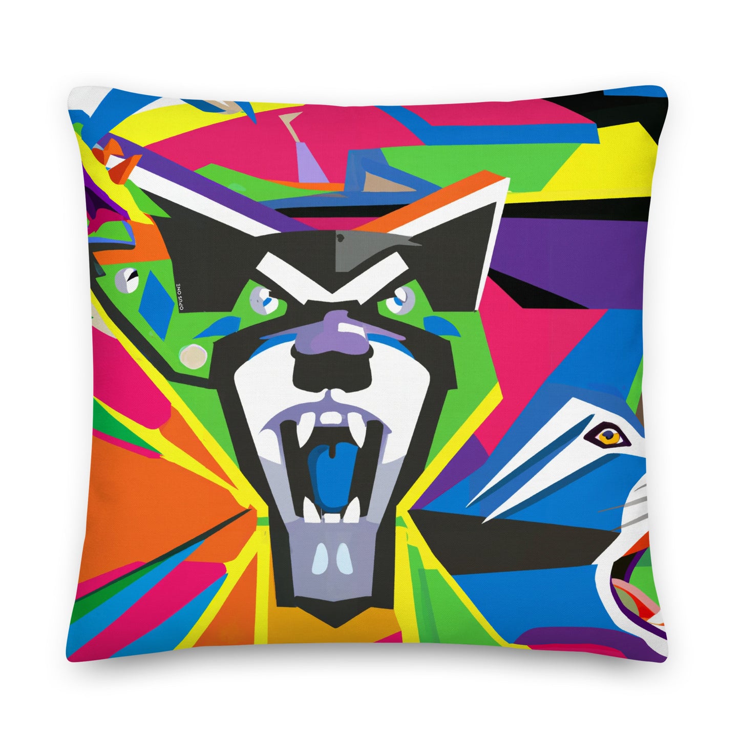 Angry Dog (v1) Premium Pillow
