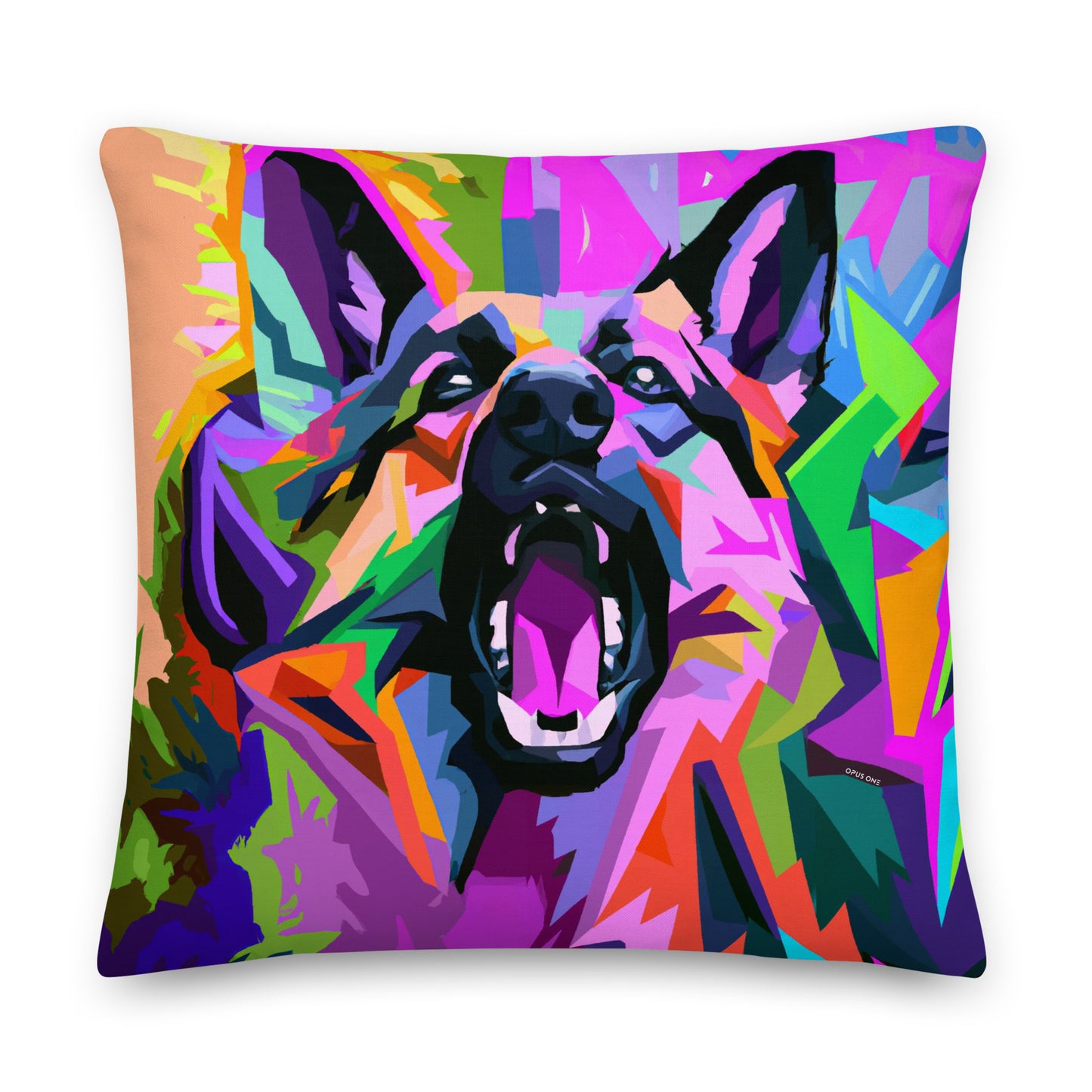 Angry Dog (v4) Premium Pillow