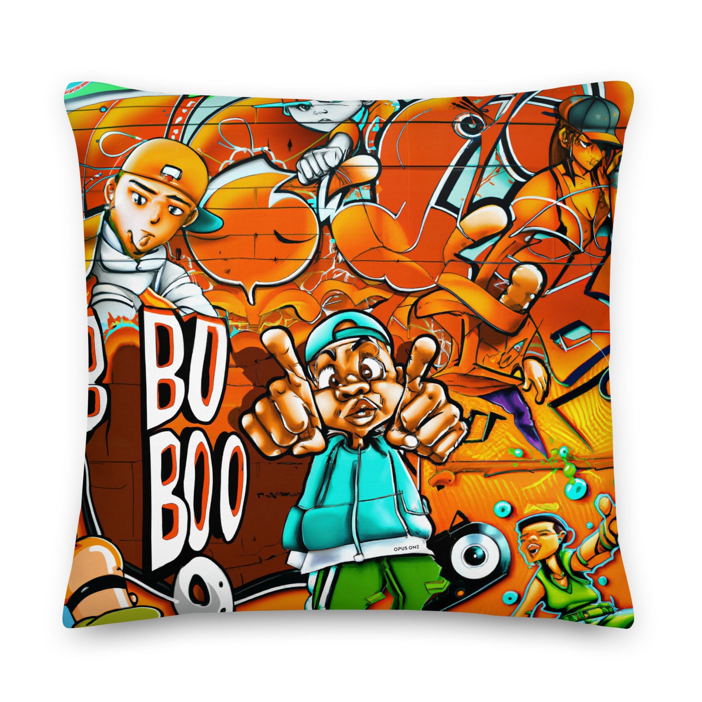 Graffiti on Acid (v5) Premium Pillow